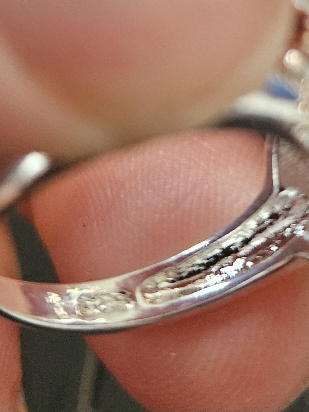 Sterling Silver Floral Cluster Ring - Silver - Picture 3 of 3